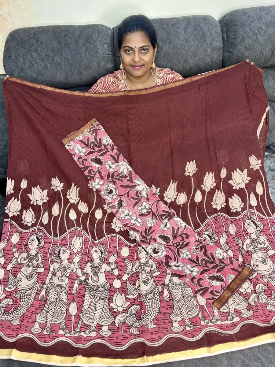 Pure Kota cotton Kalamkari