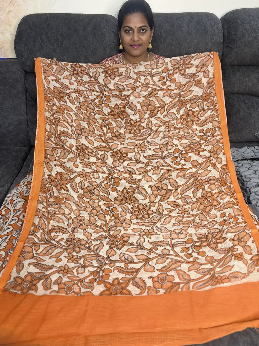 Pure Kota cotton Kalamkari