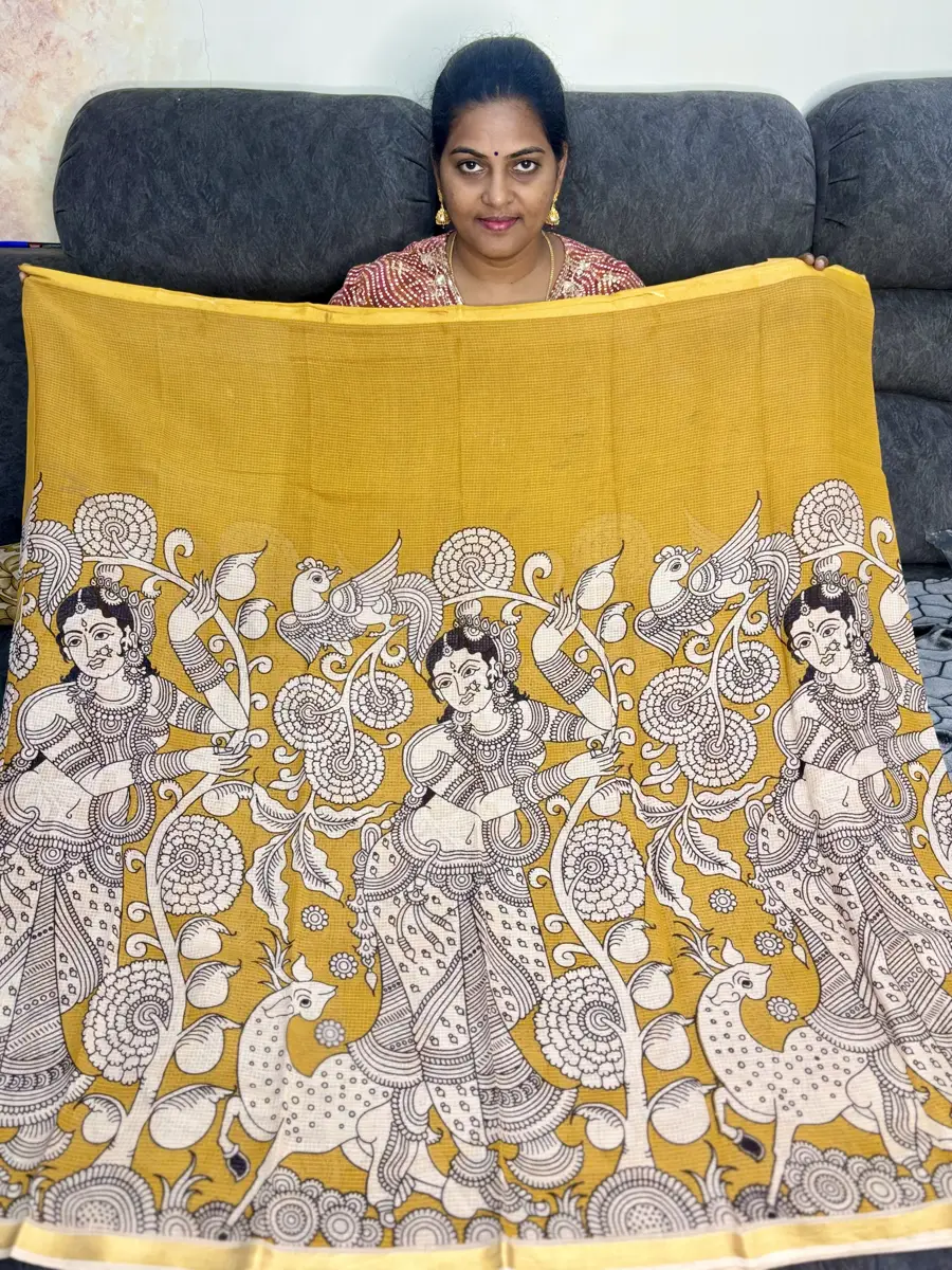 Pure Kota cotton Kalamkari