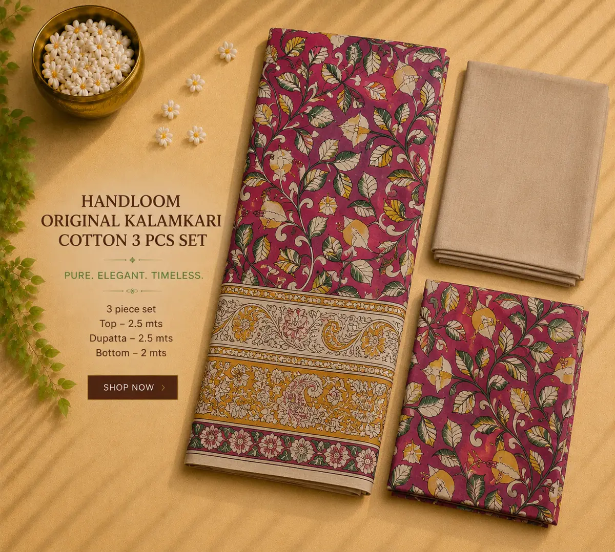 Handloom original kalamkari
