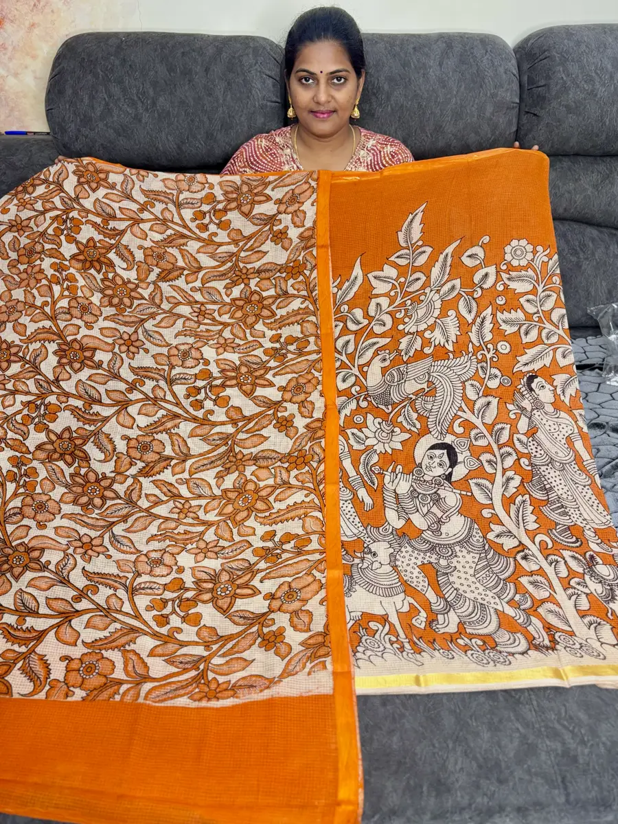 Pure Kota cotton Kalamkari