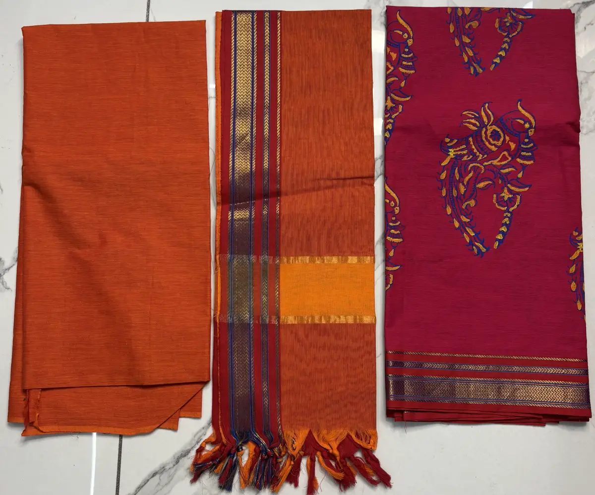 Handloom South cotton printed