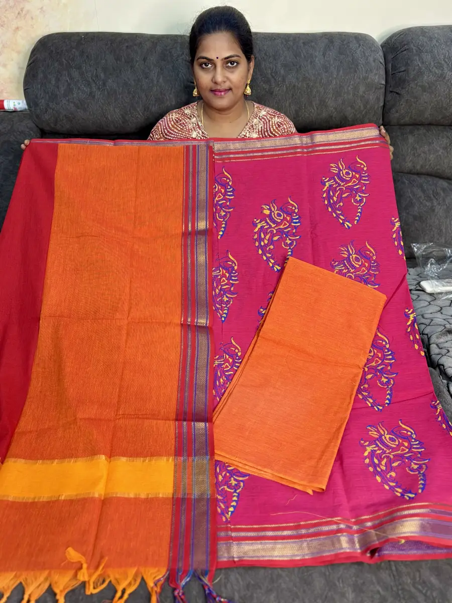 Handloom South cotton printed
